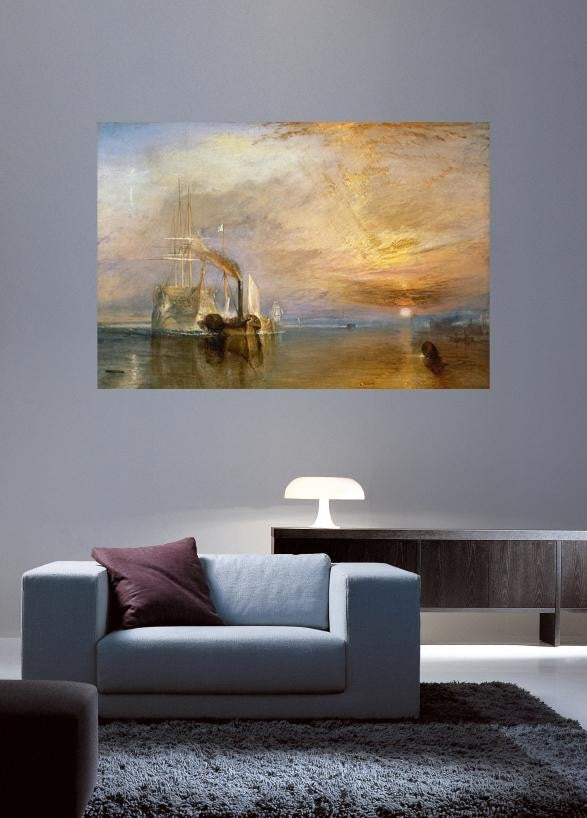 Turner "The Fighting Temeraire" (19th) Glossy Poster