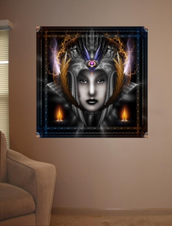 Xzendor7 "Thinosia Queen of Armageddon" Glossy Poster