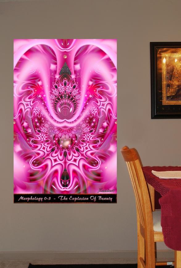Xzendor7 "Explosion of Beauty" Glossy Poster