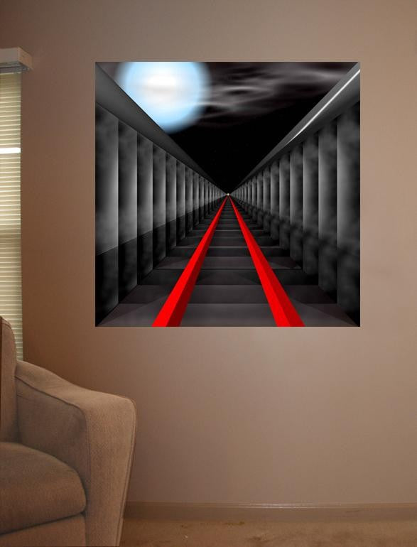 Xzendor7 "Light at the Far End of the Tracks" Wall Decal