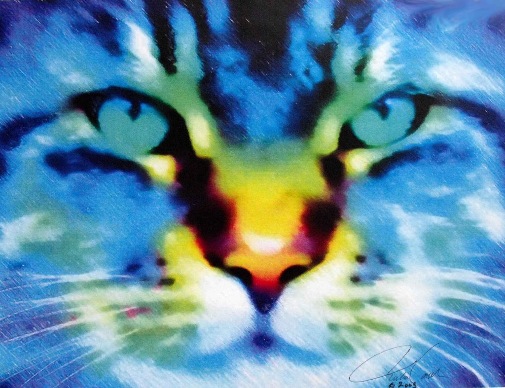 Tymeless Wonders Cat Glossy Poster