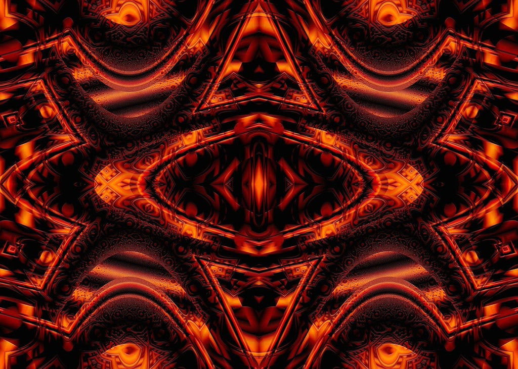 Xzendor7 "Corridors of the Deep Space SymQuad Evolution" Glossy Poster