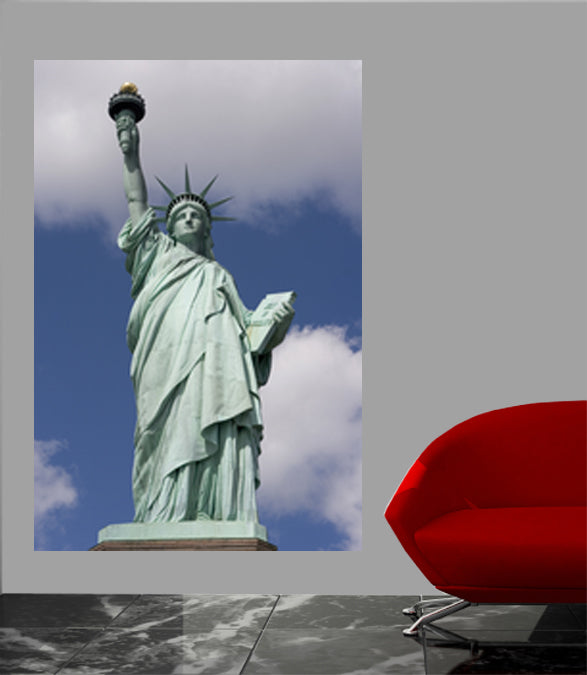 Statue of Liberty Wall Decal Poster Installed