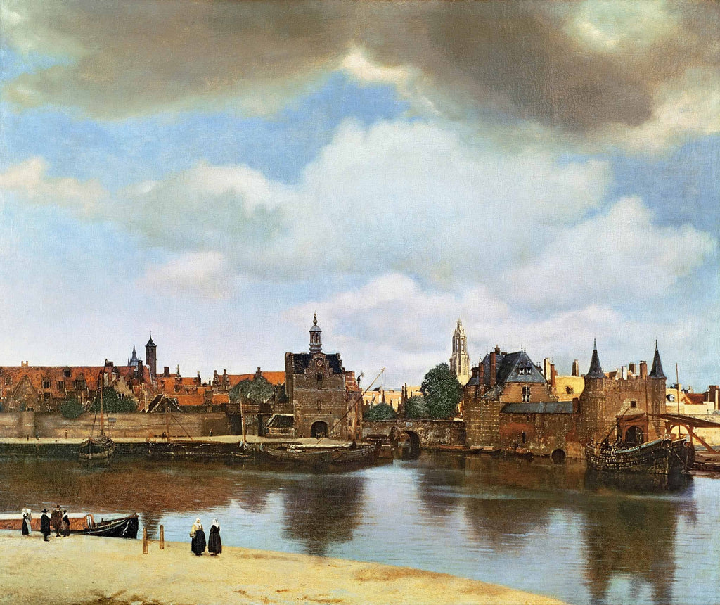 Vermeer "View of Delft" (1660) Glossy Poster