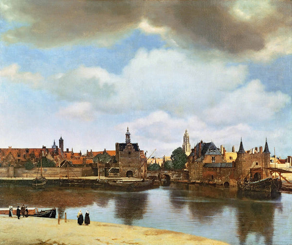 Vermeer "View of Delft" (1660) Glossy Poster
