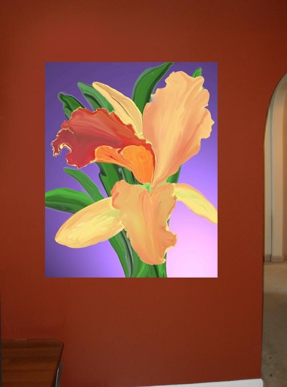 Pick "Bantham Orchid" Wall Decal