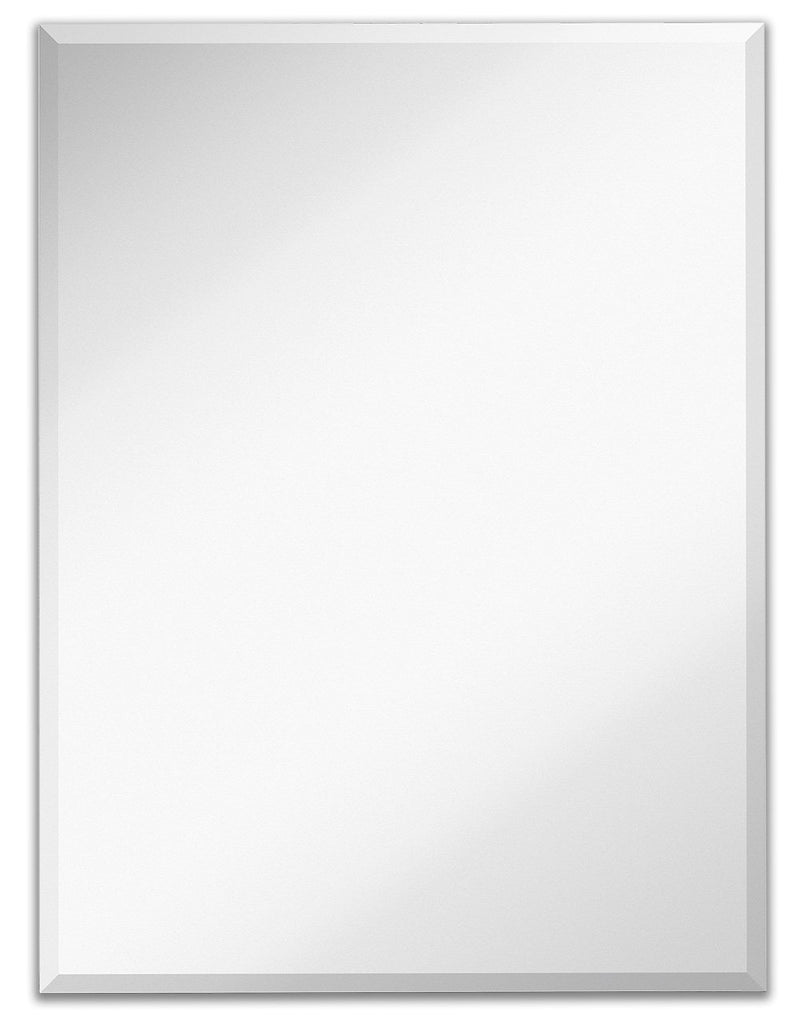 Large Rectangular Streamlined 1 Inch Beveled Wall Mirror - Rectangle