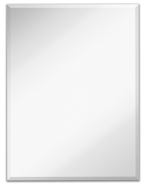 Large Rectangular Streamlined 1 Inch Beveled Wall Mirror - Rectangle