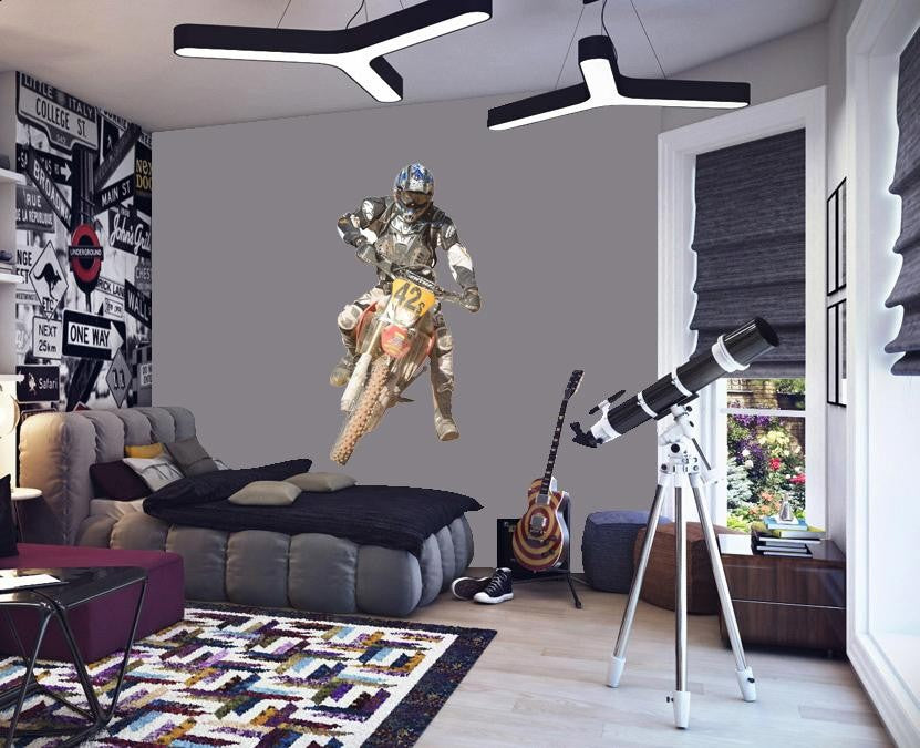 Searchlight GP Motocross IV Wall Decal Cutout