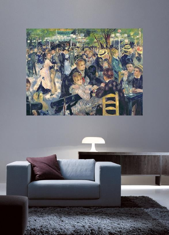 Renoir "Ball at the Moulin de la Galette" (1876) Wall Decal