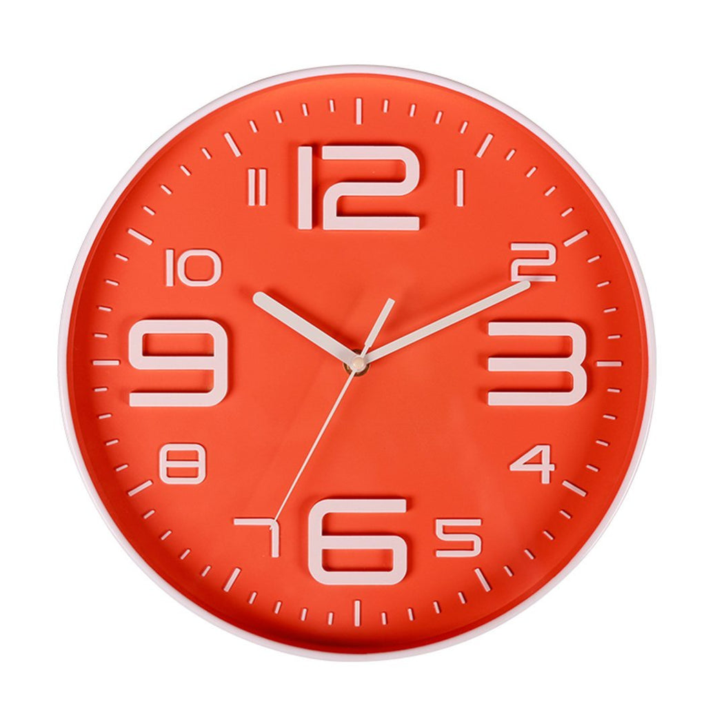 SonYo 10" Big 3D Number Quartz Silent Wall Clock