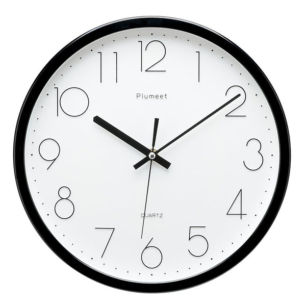 Plumeet 12" Silent Modern Wall Clock