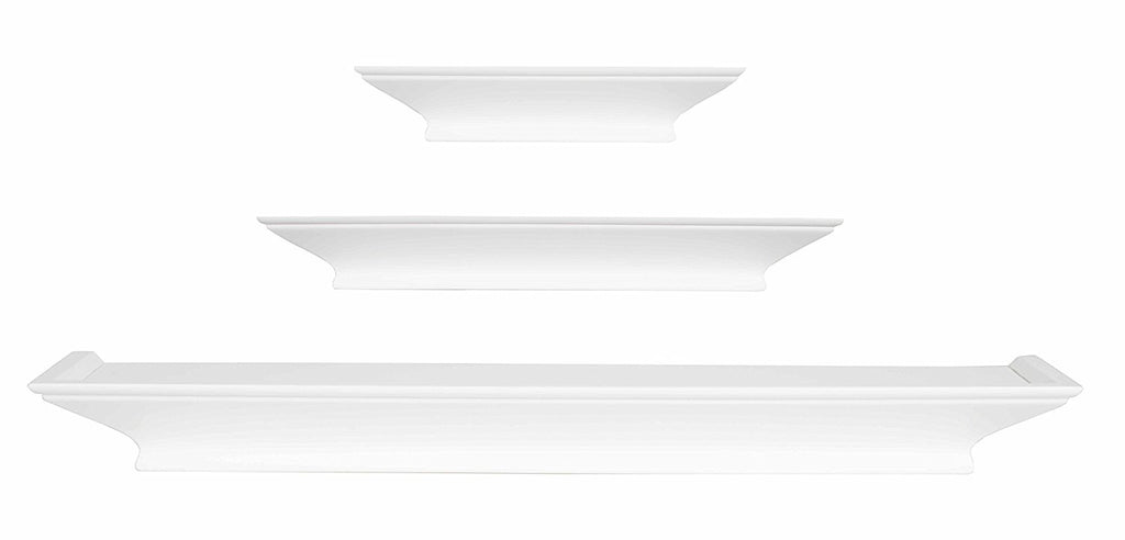 Burnes of Boston Level Line Ledge Set White