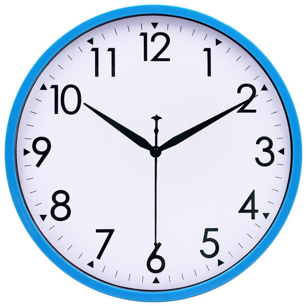 Hippih 10" Silent Quartz Decorative Wall Clock