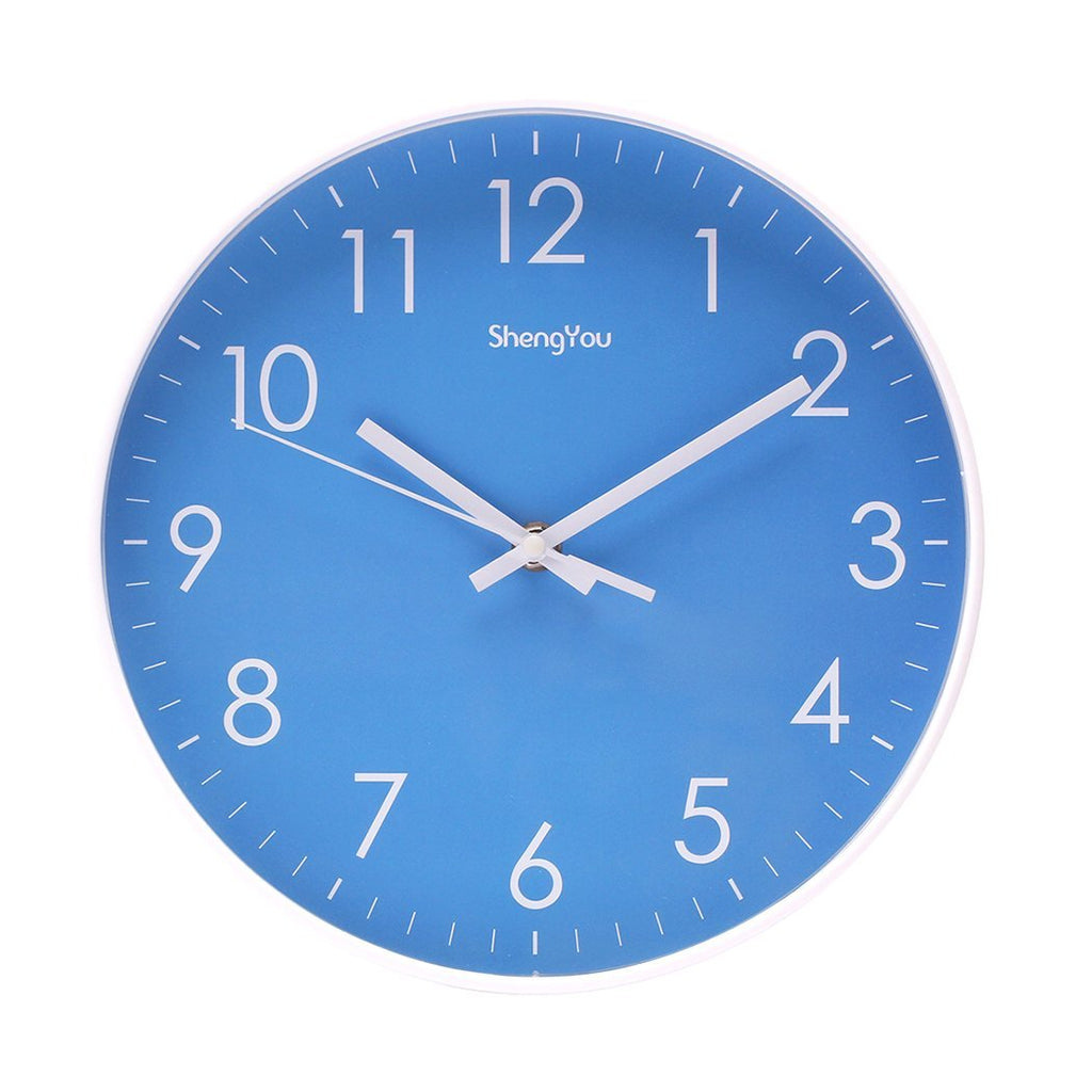 SonYo 10" Silent Quartz Modern Wall Clock