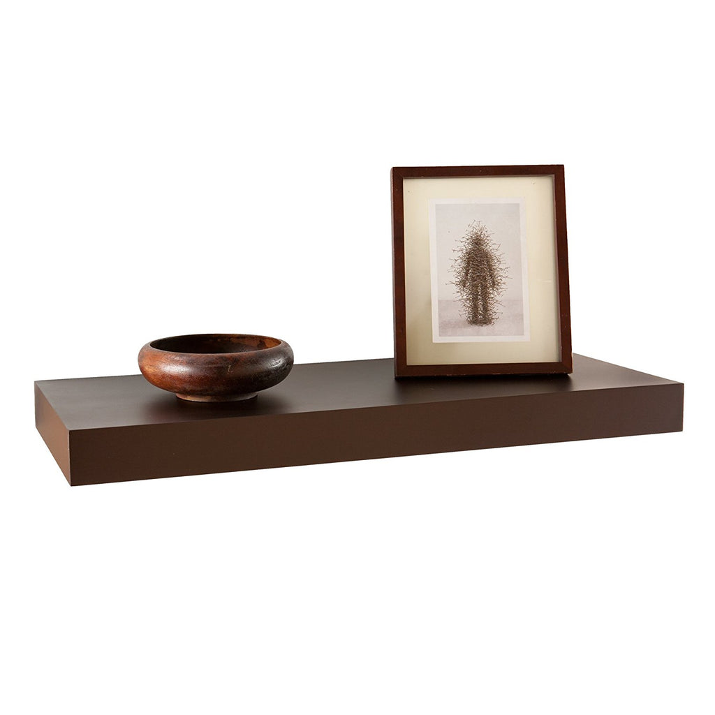 Southern Enterprises Chicago 24" Floating Wall Shelf (3 Color Variants) Items2