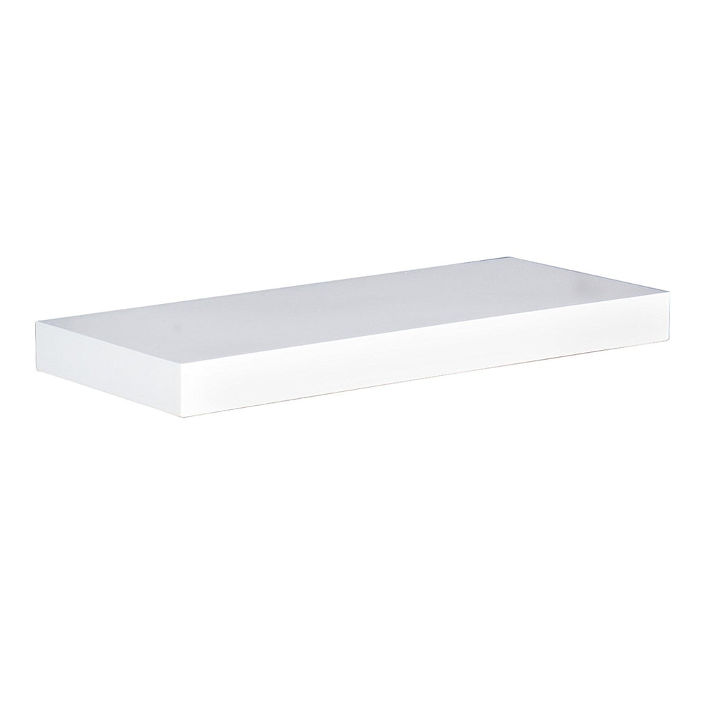 Southern Enterprises Chicago 24" Floating Wall Shelf White