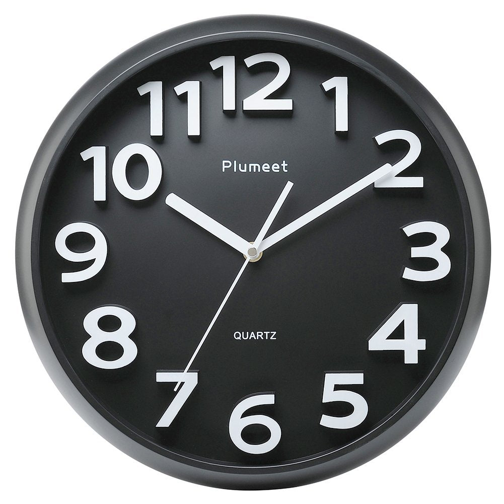 Plumeet 13" Silent Wall Clock