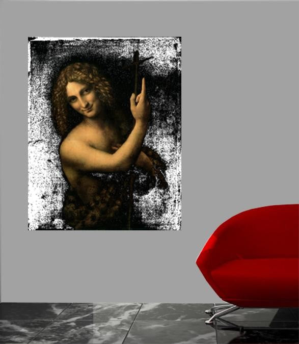 Da Vinci "St. John the Baptist" (1513) Wall Decal