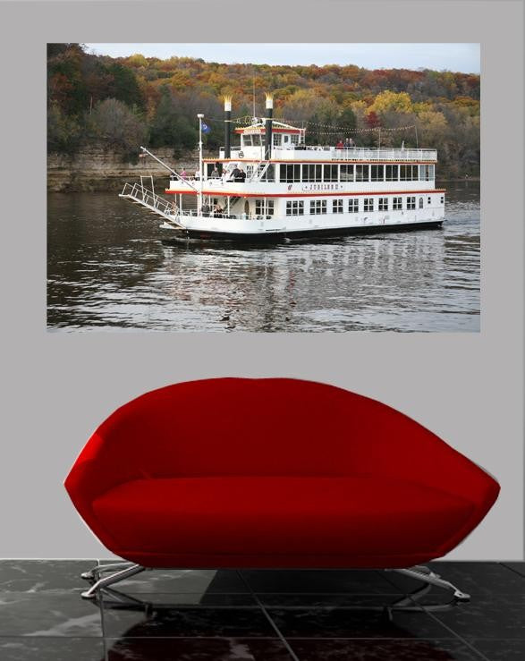 Reimer Riverboat IV Glossy Poster