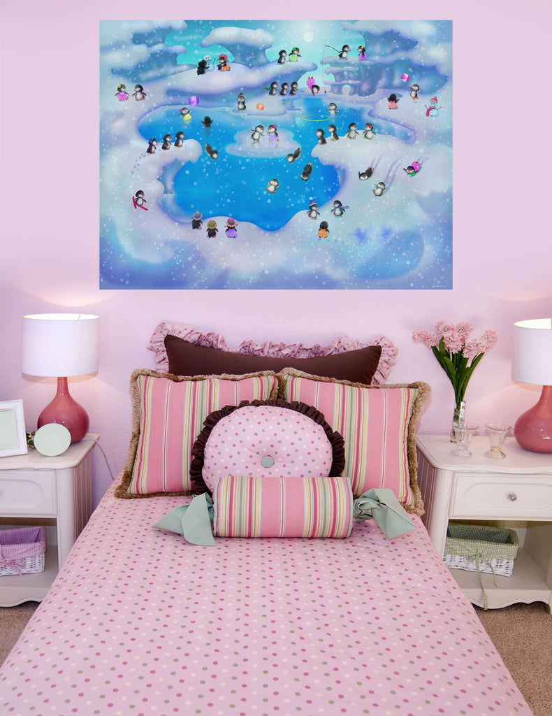 Murals2Go Penguins Wall Decal