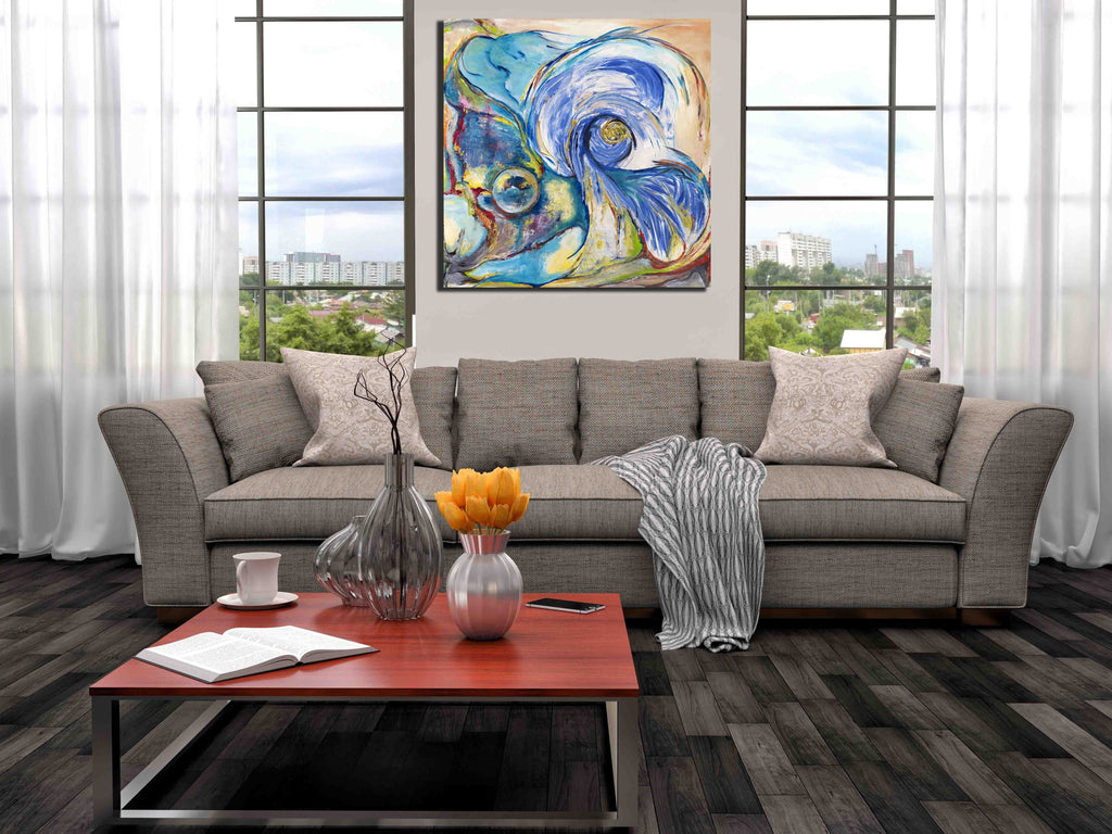 Yosi Amir LIV Canvas Installed