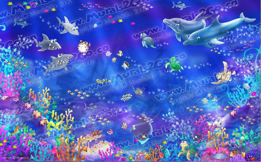 Murals2Go Sea Life II Glossy Poster