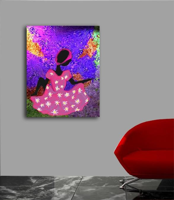 Pick "300 in Contemplation" Canvas Installed