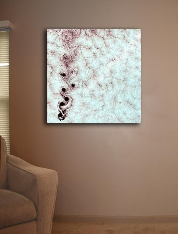 Buell Karman Vortices Canvas Installed