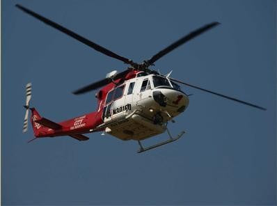 Chibi LAFD Fire I Helicopter Wall Decal