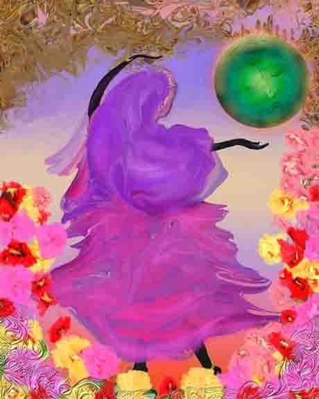 Pick "Lady Jaipur" Wall Decal