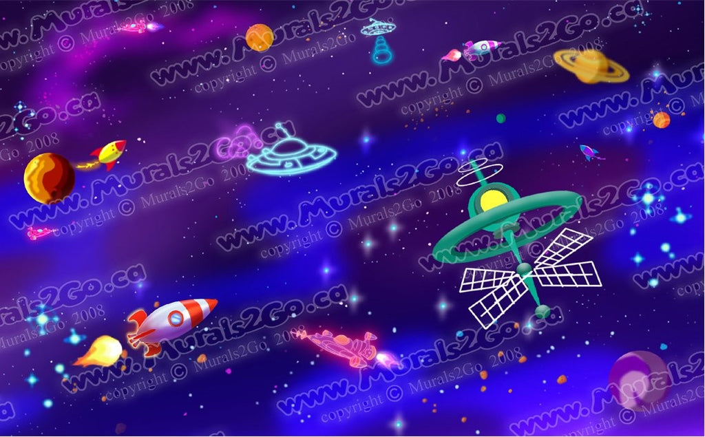 Murals2Go Space II Glossy Poster