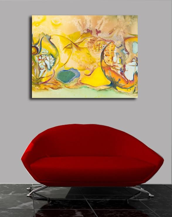 Yosi Amir XXIX Canvas Installed