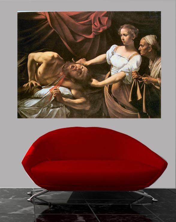 Caravaggio "Judith and Holofernes" Glossy Poster