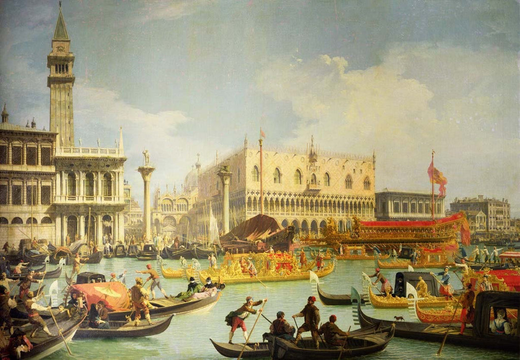 Canaletto "The Betrothal of the Venetian Doge to the Adriatic Sea" (18th) Glossy Poster