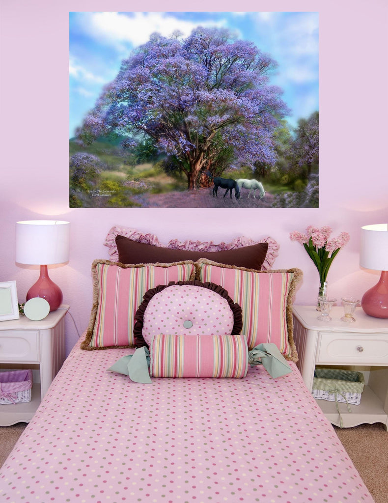 Cavalaris "Under The Jacaranda" Wall Decal