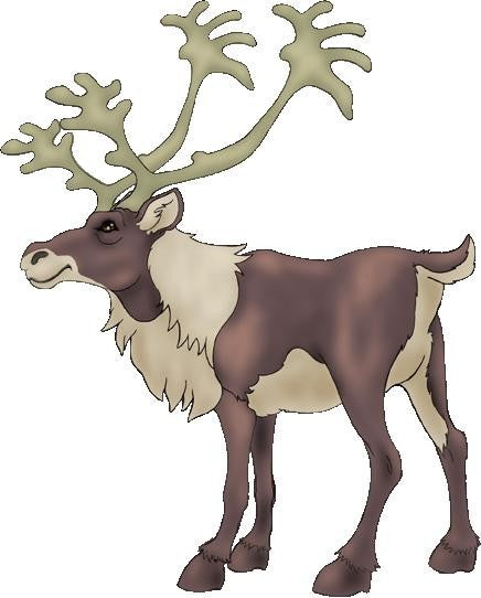 Murals2Go Caribou Wall Decal Cutout
