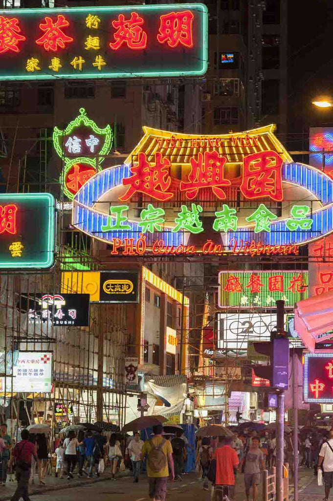 Brashear Hong Kong Neon Wall Decal