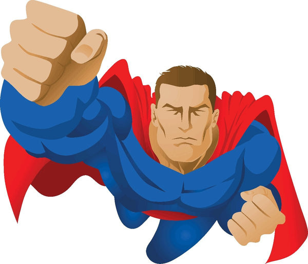 Winn Super Hero Wall Decal Cutout