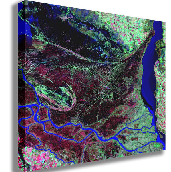 Buell Parana River Delta Canvas Printed