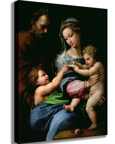 Sanzio "The Virgin of the Rose" (16th) Canvas Printed