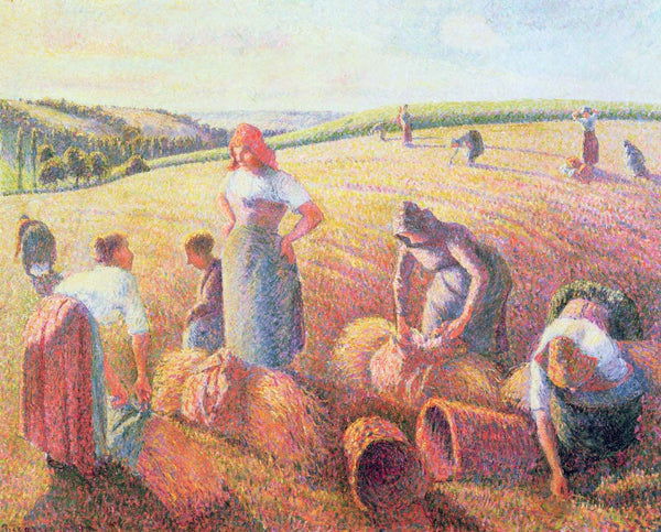 Pissarro "The Gleaners" (1889) Wall Decal