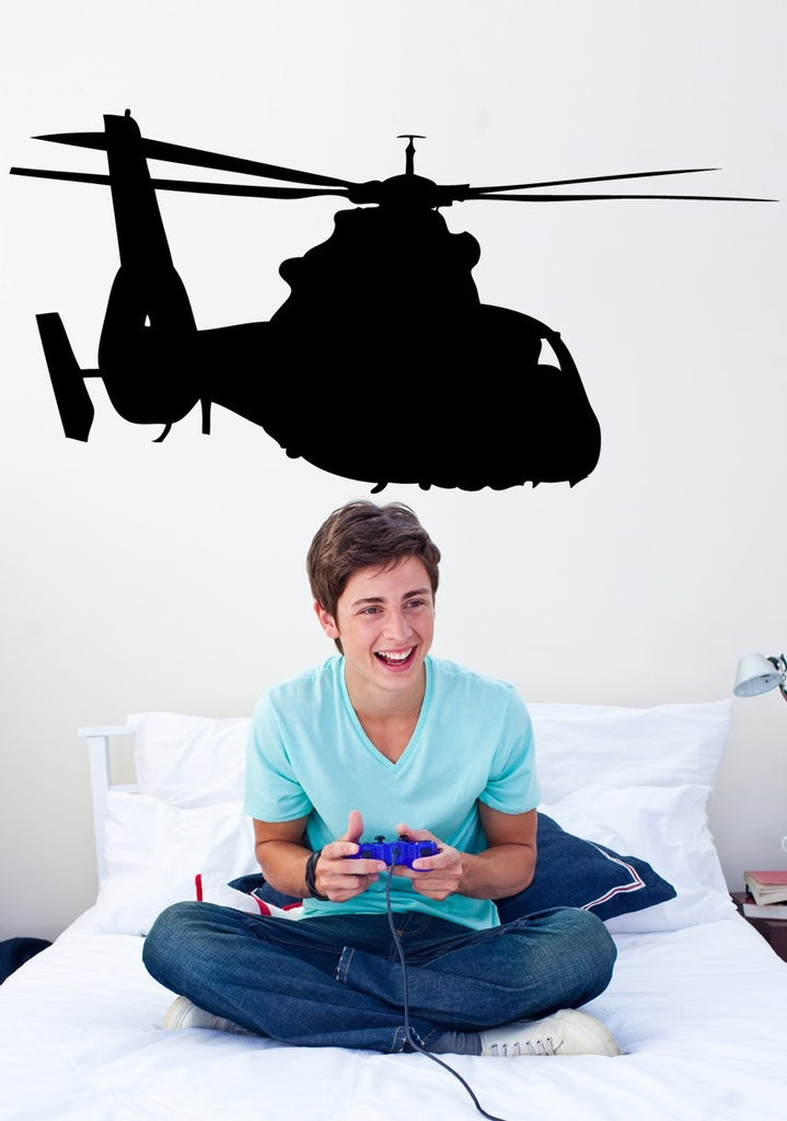 Haynes Silhouette Helicopter IV Wall Decal Cutout