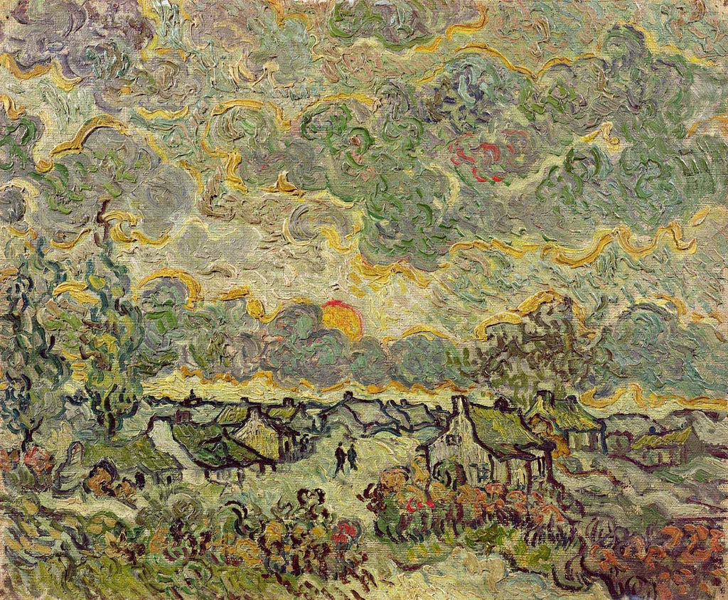 van Gogh "Autumn Landscape" (1890) Glossy Poster