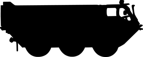Haynes Military Troop Transport Silhouette Wall Decal Cutout