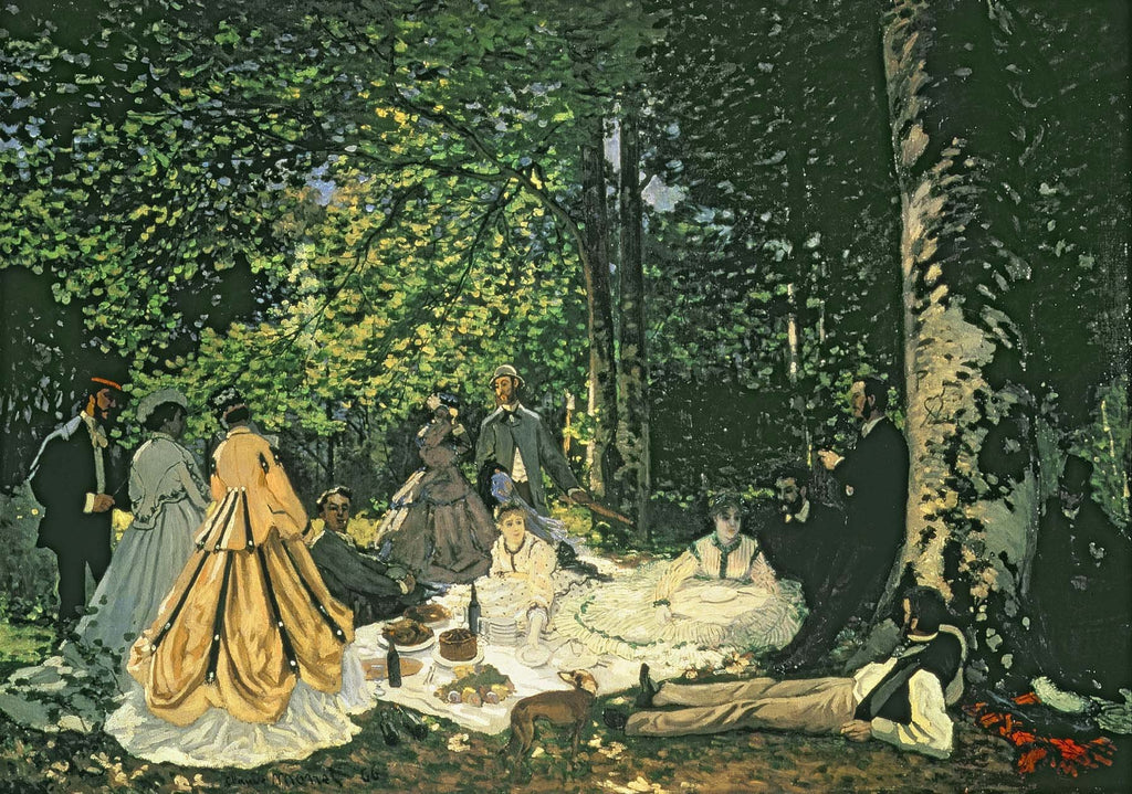 Monet "Le Dejeuner sur l'Herbe" (1866) Wall Decal