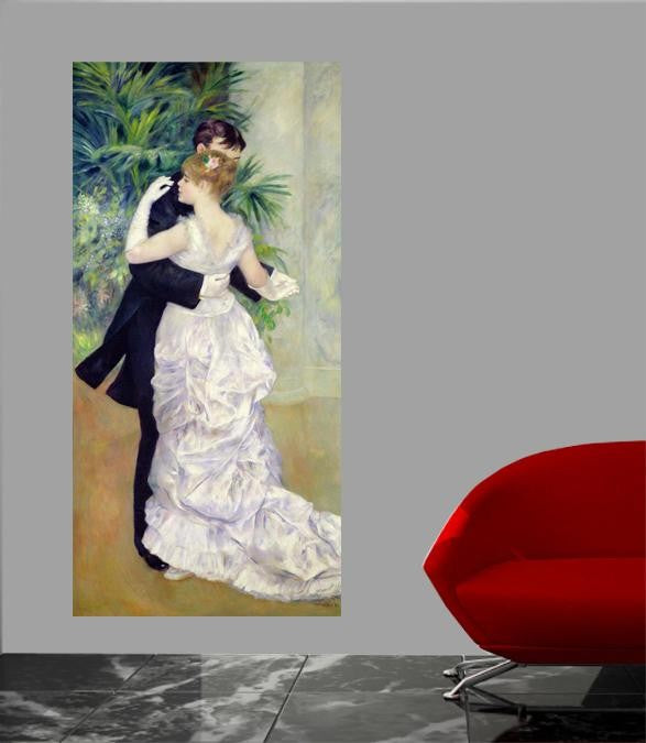 Renoir "Dance in the City" (1883) Wall Decal