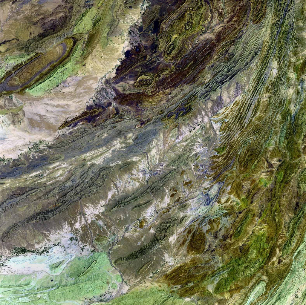 Buell Sulaiman Mountains Glossy Poster