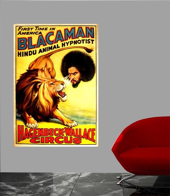 Buell "Hagenbeck Wallace" Blacaman Wall Decal