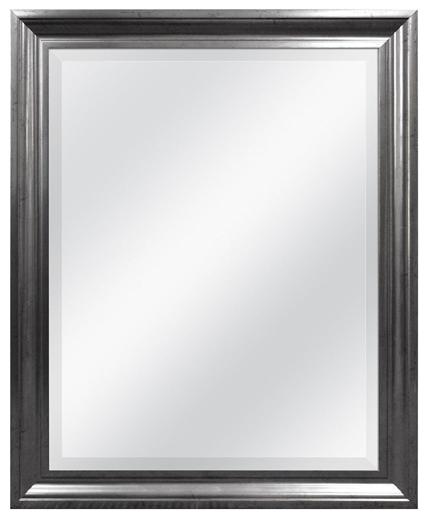 MCS Rectangular Wall Mirror, 26.5"x32" Pewter